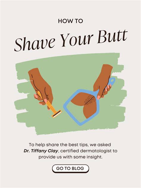 how to shave your butt